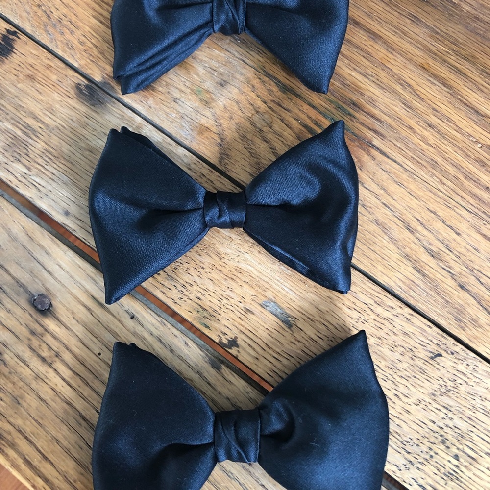 Vintage 1950/60 Satin Bow Ties